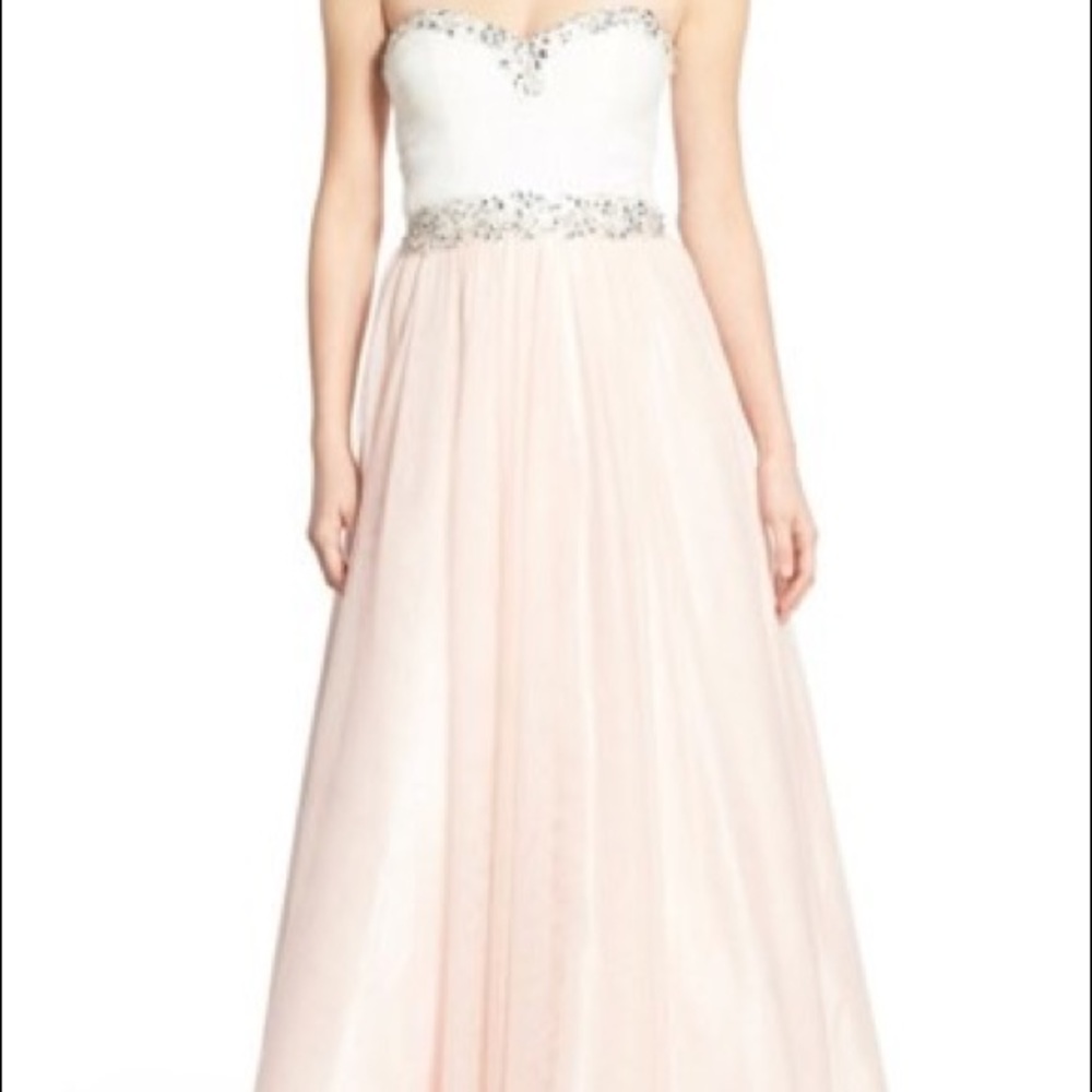 Windsor Embellished Strapless Prom Dress NWT